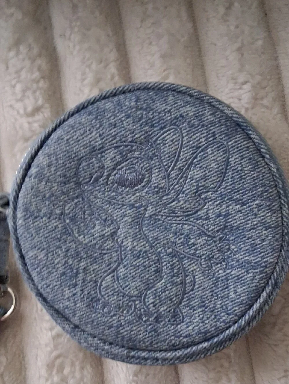 Loungefly Disney Blue Denim Lilo Stitch Tote, Mini Crossbody, Coin Purse 3pc Set